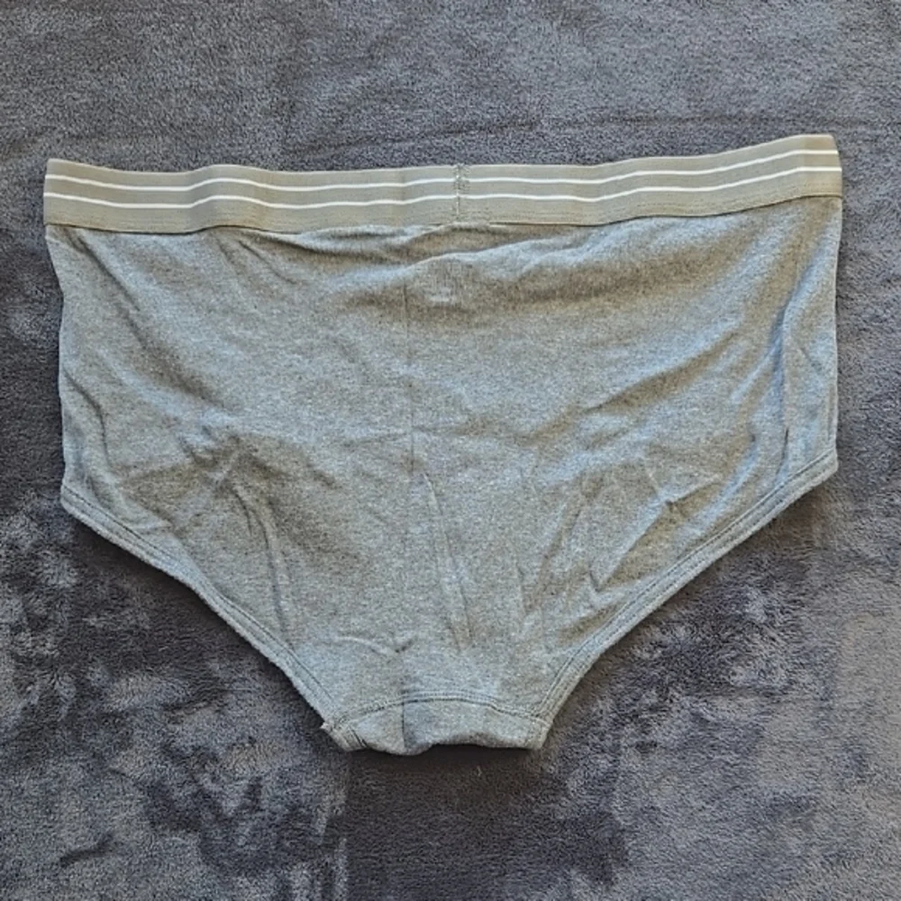 Basic Editions Gray Men's Briefs - Picture 3 of 3